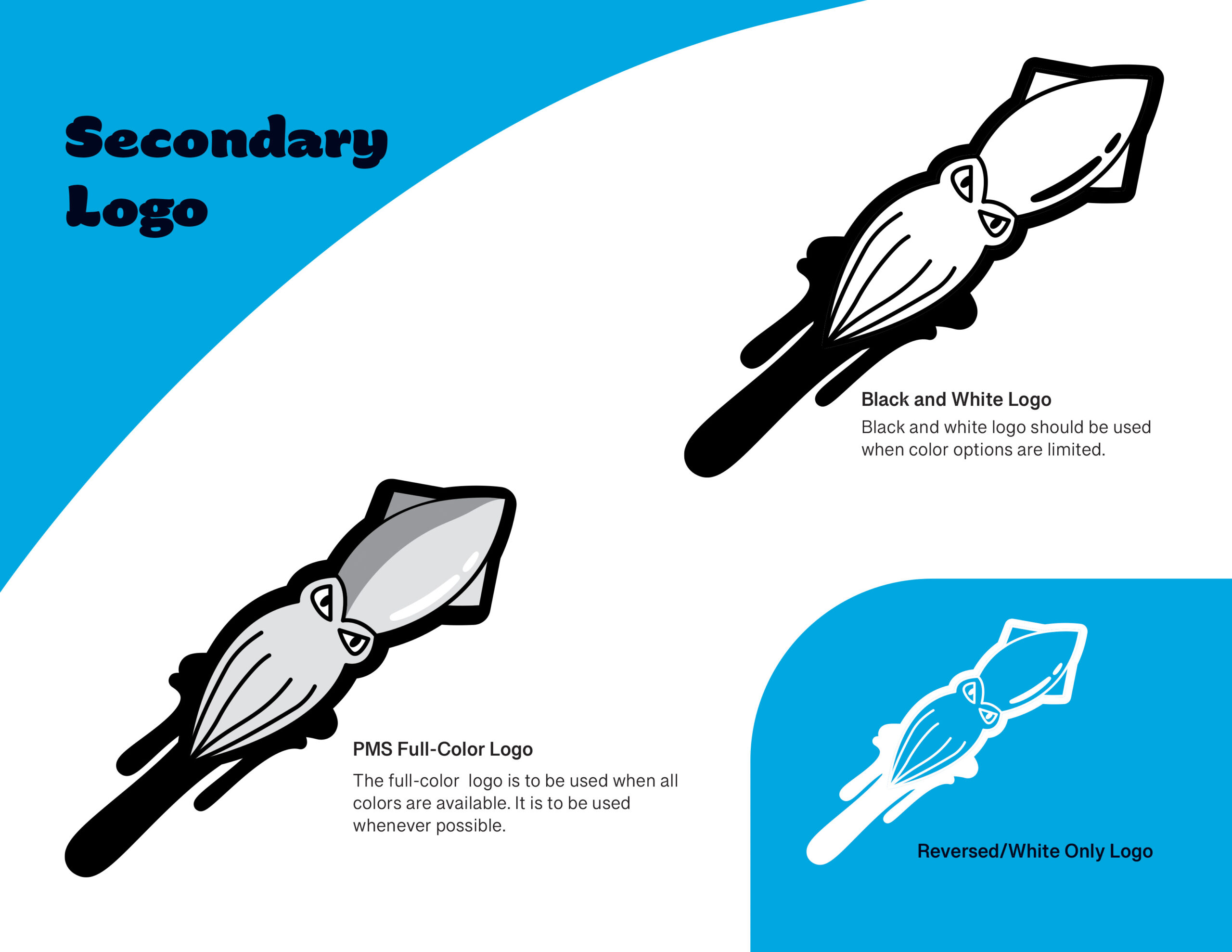 Secondary Squids Logos